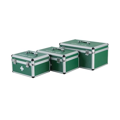 empty metal first aid case box 19x11|Empty Metal Case, 24 Unit w/ Gasket .